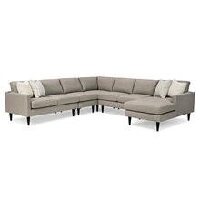 See Details - STATIONARY CORNER WEDGE - Dark Walnut - Fabric - Trafton Sectional