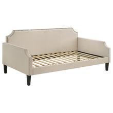 View Product - Livia Upholstered Twin Daybed Taupe