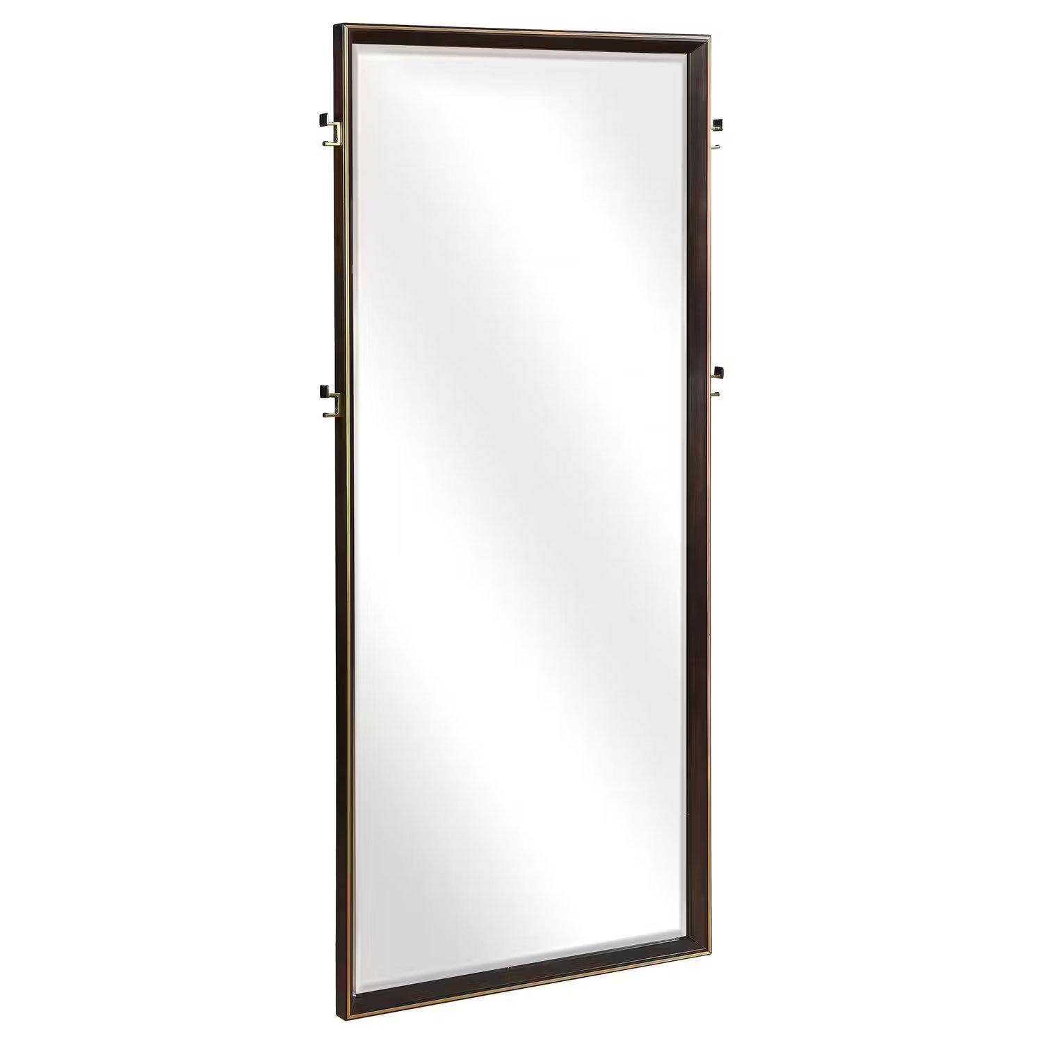 See Details - Durango 80-inch Standing Floor Mirror Smoked Peppercorn