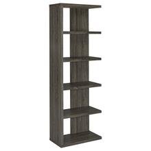 See Details - Harrison 71-inch 5-shelf Bookshelf Weathered Grey
