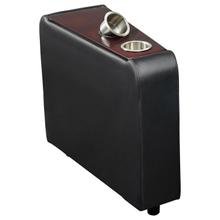 See Details - Toohey Upholstered Home Theater Storage Wedge Console Black