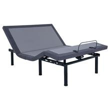 See Details - Negan Queen Adjustable Bed Base Grey and Black