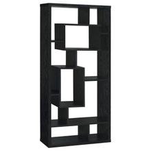 See Details - Linbrook 67-inch 8-shelf Bookshelf Black Oak