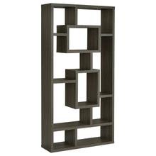 See Details - Corey 71-inch 8-shelf Bookshelf Weathered Grey