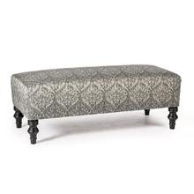 See Details - BENCH - Dark Walnut - Fabric - Ryker