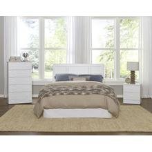 See Details - White 5 Drawer Chest (Net Price)