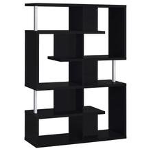 See Details - Hoover 63-inch 5-shelf Bookshelf Black