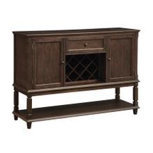 See Details - Parkins Server With Lower Shelf Rustic Espresso