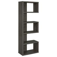See Details - Joey 71-inch 5-shelf Bookshelf Weathered Grey