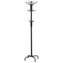 See Details - Collier 12 Hook Freestanding Coat Rack Hat Hanger Black