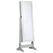 See Details - Zayas Cheval Mirror With Jewelry Storage White